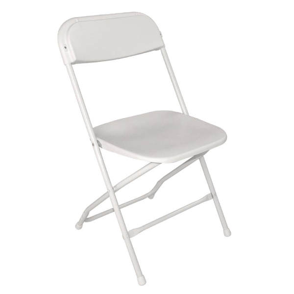Bolero Folding Chair White (Pack of 10) GD387