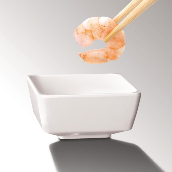 APS Float Square Dipping Bowl White 2in GF090