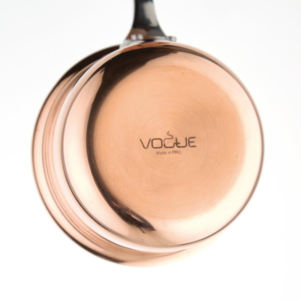 Vogue Mini Copper Tri Wall Saucepan 330ml GG756