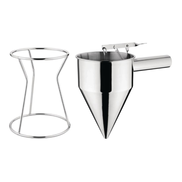 Vogue Stainless Steel Piston Funnel 1.3 Litre GG759