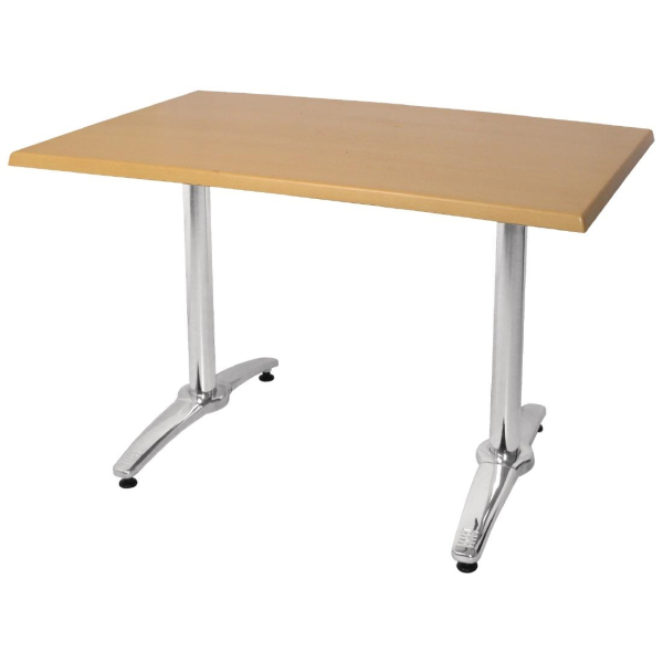Bolero Aluminium Twin Leg Table Base GH985