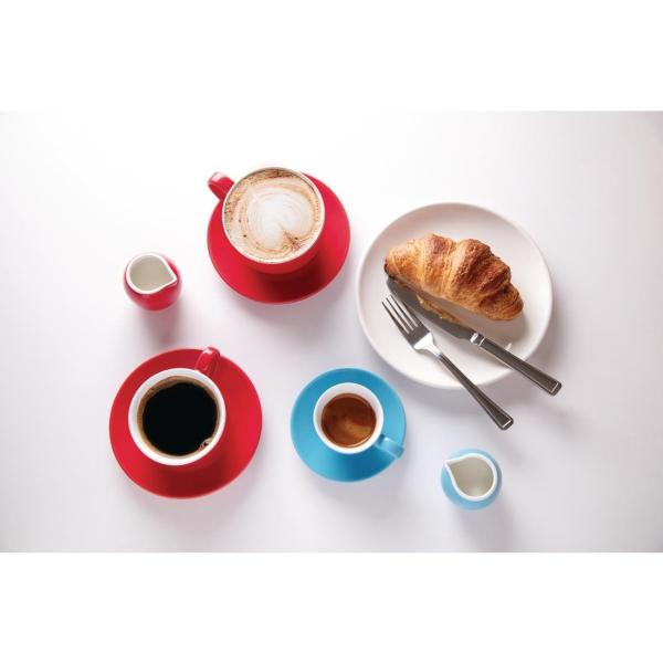 Olympia Cafe Espresso Saucers Red GK085