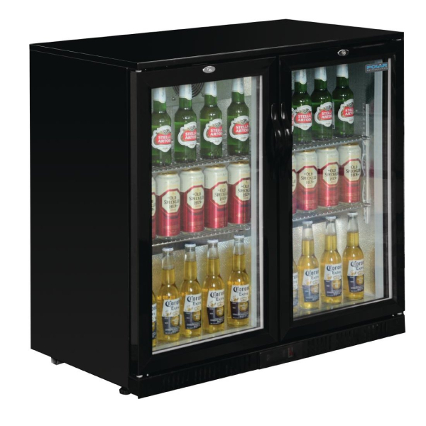 Polar GL002 Back Bar Cooler with Hinged Doors 208 Litre