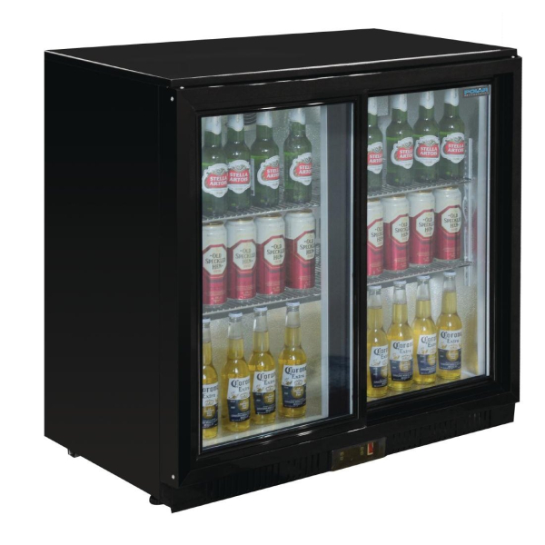 Polar GL003 Back Bar Cooler with Sliding Doors 208 Litre