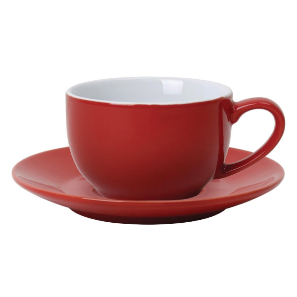 Olympia Cafe Saucers Red GL047