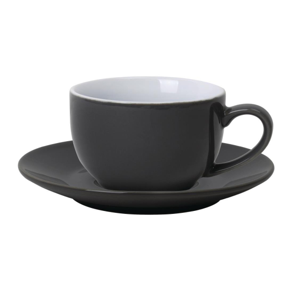Olympia Cafe Saucers Charcoal GL049
