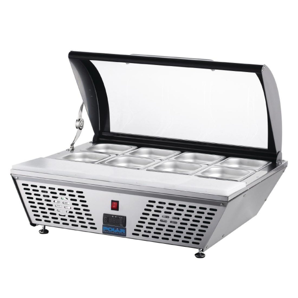 Polar Refrigerated Countertop Servery with Chopping board GL178