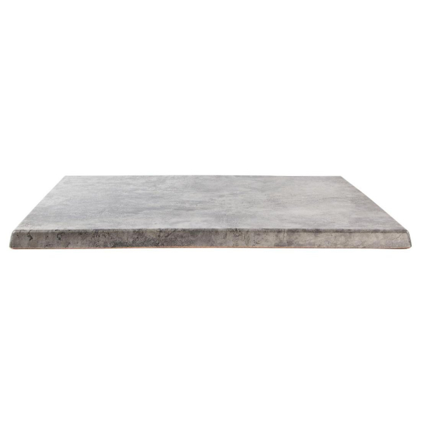Werzalit Square Table Top Concrete 700mm GM423
