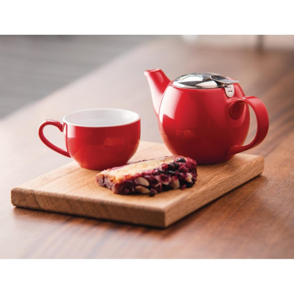 Olympia Cafe Teapot 510ml Red GM594