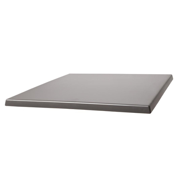 Werzalit Square Table Top Dark Grey 700mm GR636