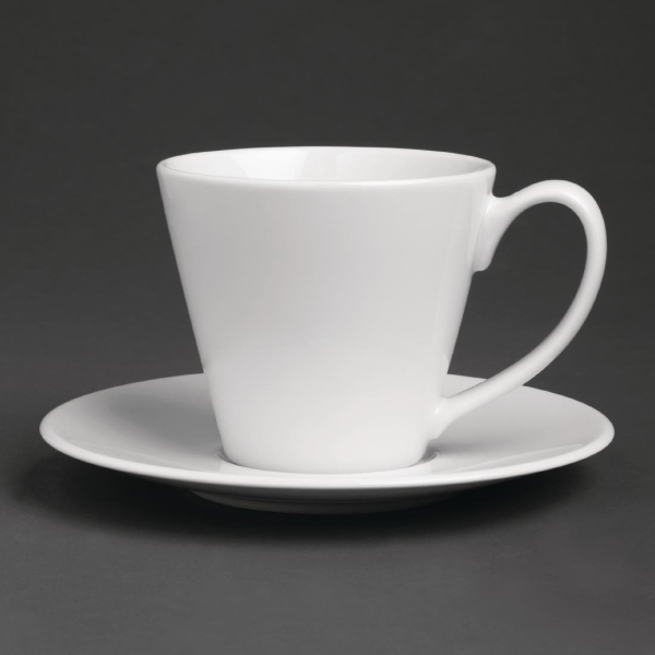 Royal Porcelain Classic White Tea Cup Saucer 145mm GT928