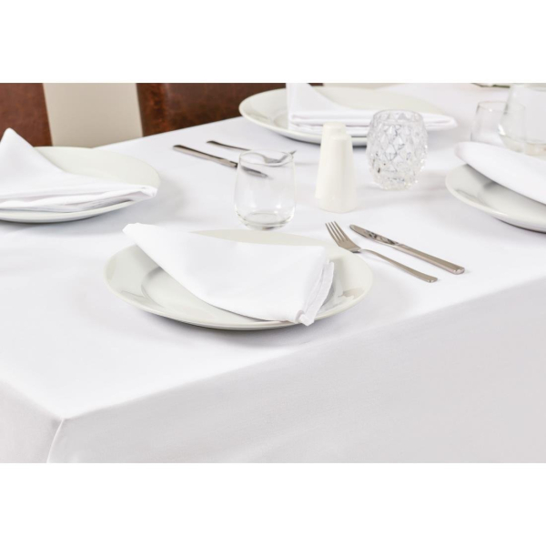 Occasions Round Tablecloth White 1780mm GW438