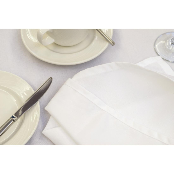 Occasions Round Tablecloth White 2300mm GW439