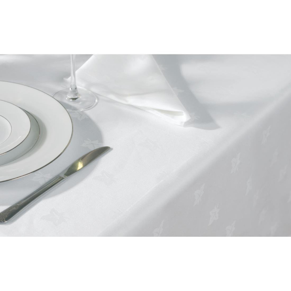 Luxor Tablecloth White 2300 x 2300mm GW451