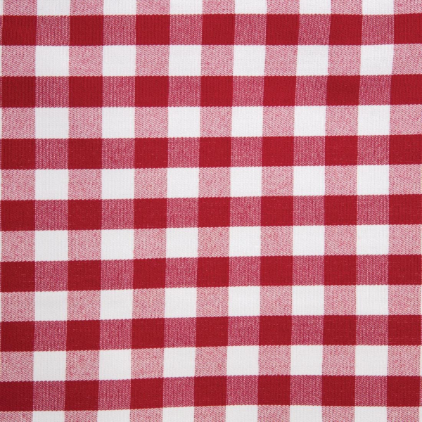 Gingham Tablecloth Red 890 x 890mm HB581