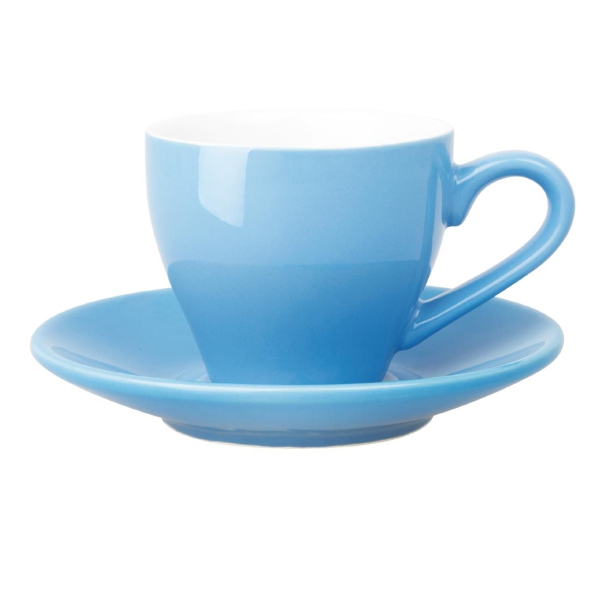 Olympia Cafe Espresso Cups Blue 100ml HC402
