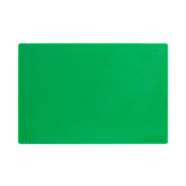 Hygiplas Standard Low Density Green Chopping Board J253