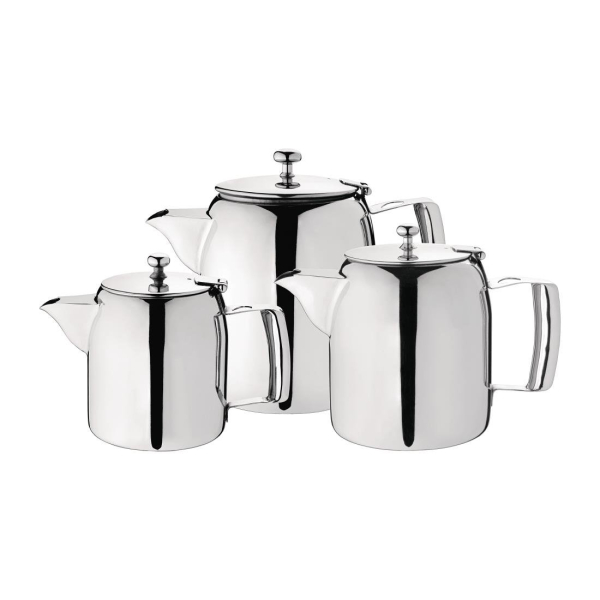 Olympia Cosmos Stainless Steel Teapot 570ml J322