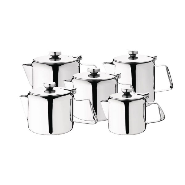 Olympia Concorde Stainless Steel Teapot 910ml K679