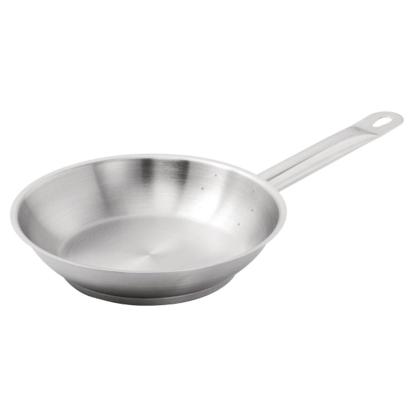 Vogue Stainless Steel Frying Pan 200mm M924