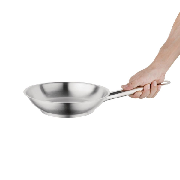 Vogue Stainless Steel Frying Pan 200mm M924