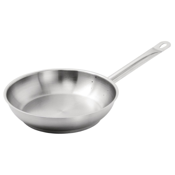 Vogue Stainless Steel Frying Pan 240mm M925