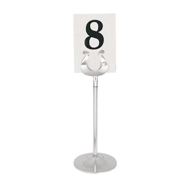 Stainless Steel Table Number Stand 100mm P342