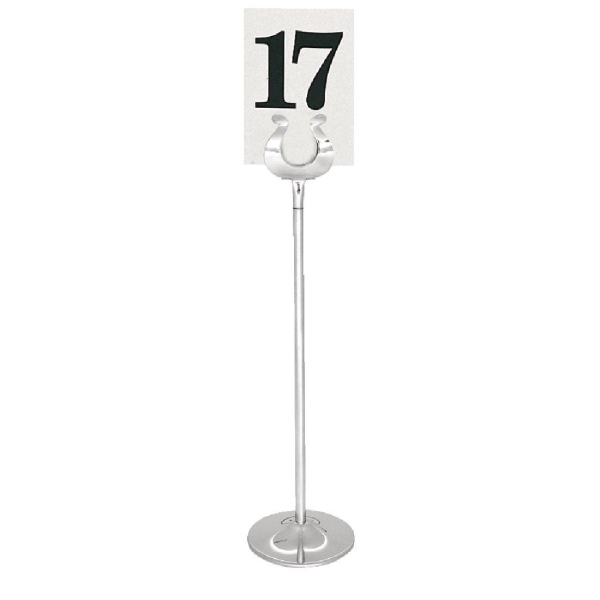 Stainless Steel Table Number Stand 305mm P344