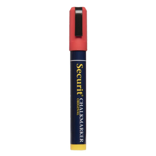 Securit 6mm Liquid Chalk Pen Red P523