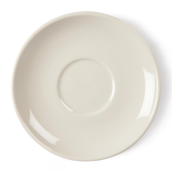 Olympia Ivory Stacking Saucers U107