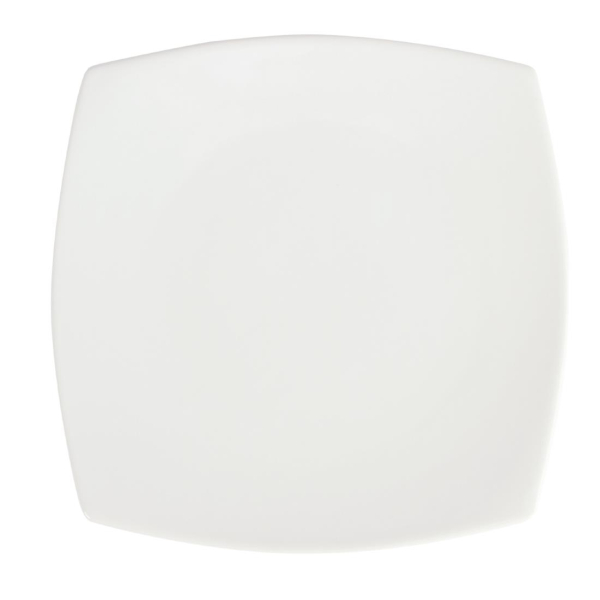 Olympia Whiteware Rounded Square Plates 305mm U172