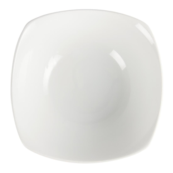 Olympia Whiteware Rounded Square Bowls 180mm U174