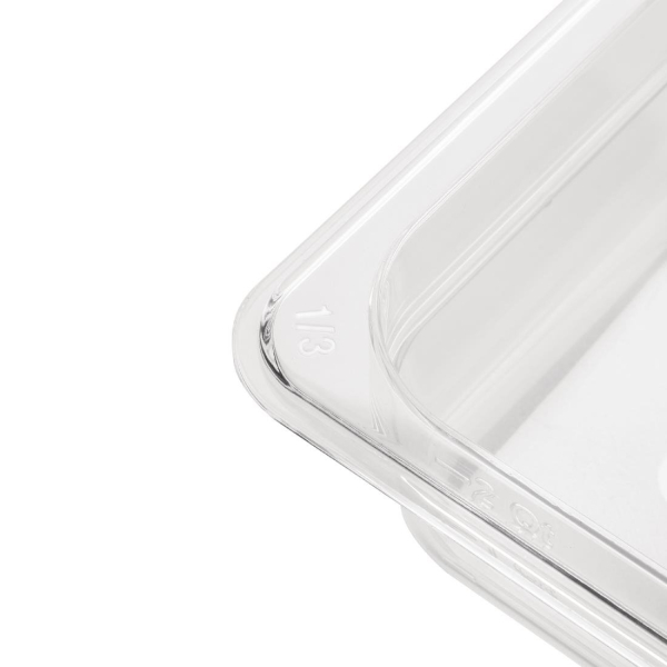 Vogue Polycarbonate 1/3 Gastronorm Container 150mm Clear U234