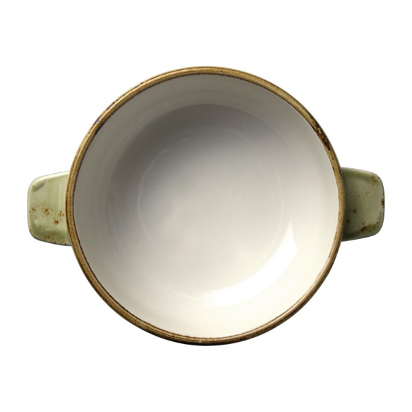 Steelite Craft Green Soup Casserole Bowls 425ml V069