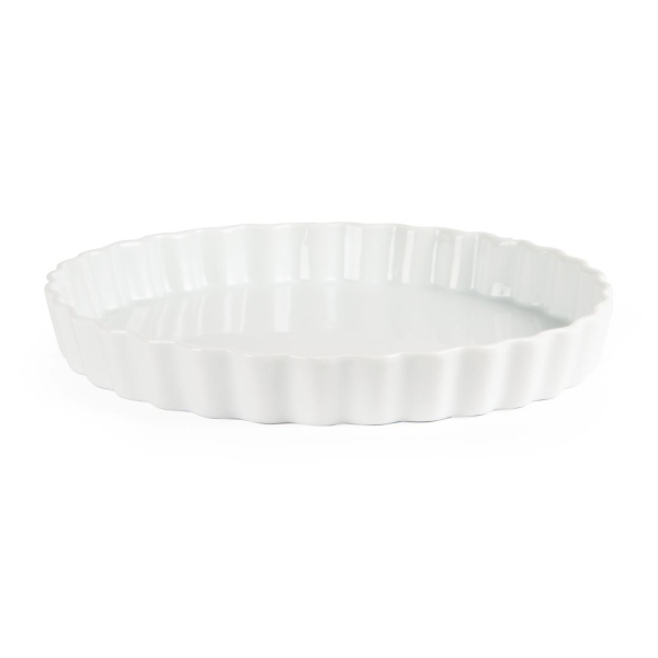 Olympia Whiteware Flan Dishes 265mm W449
