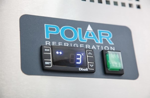 Polar G600 3 Door Counter Freezer 417 Litre