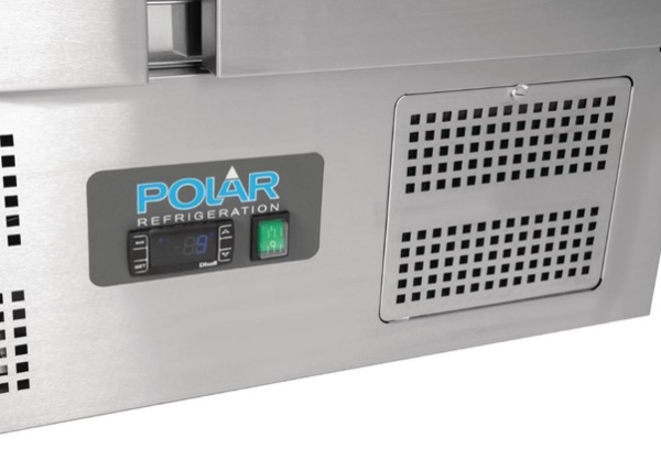 Polar G604 Refrigerated Pizza and Salad Prep Counter 254 Litre