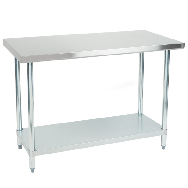 Modena CT1200-Ga Stainless Steel Centre Prep Bench Table - 1200w x 600d x 850h