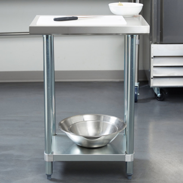 Modena CT300-Ga Stainless Steel Centre Infill Prep Bench Table - 300 x 600 x 850