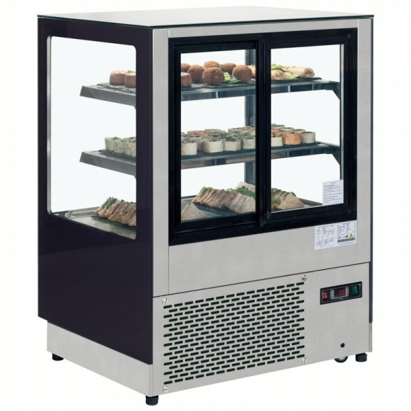 BestFrost Refrigerated Flat Glass Cake Display 905mm FCD90