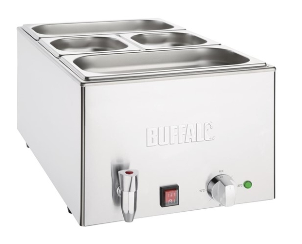 Buffalo Bain Marie with Tap & Pans FT692