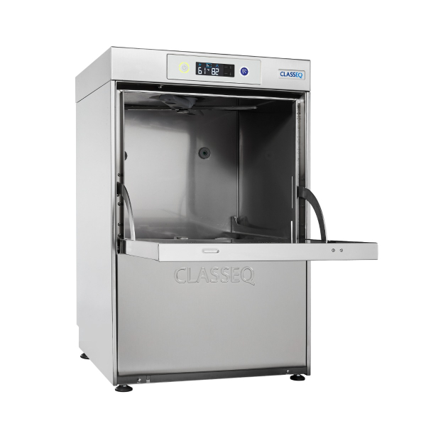 Classeq G400 Duo WS Glasswasher - G400DUOWS with Drain Pump & Integral Water Softener. 640 Pint Glasses Per Hour.