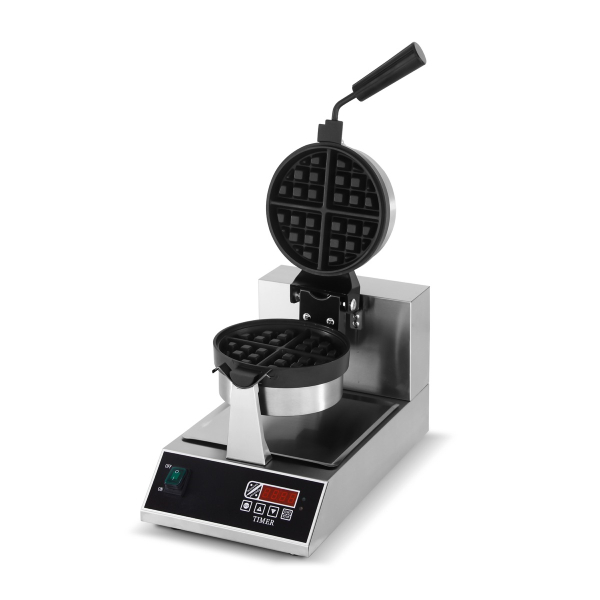 Modena Round Rotating Commercial Waffle Maker WF1D