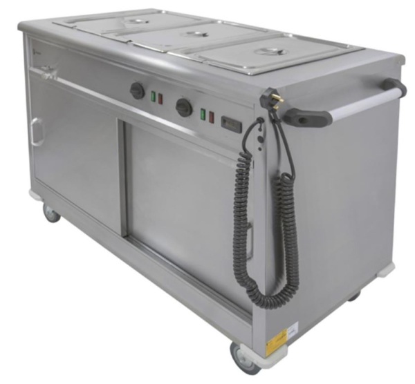 Parry Mobile Servery with Bain Marie Top MSB12