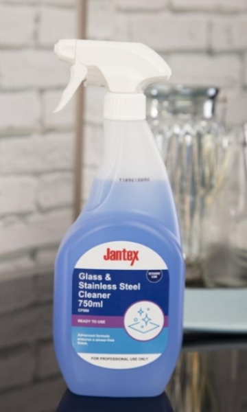 Jantex Glass and Stainless Steel Cleaner 750ml CF980