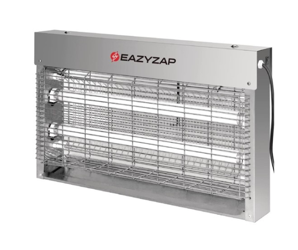  Eazyzap Energy Efficient Stainless Steel LED Fly Killer 100m²