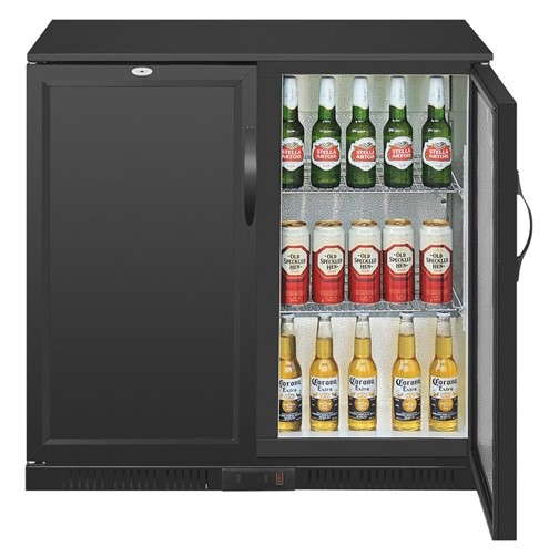 Polar GL016 Back Bar Cooler with Solid Doors 208 Litre