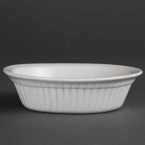 Olympia Whiteware Oval Pie Dishes 170mm C110