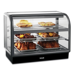 Lincat C6H_100B Seal 650 Series Counter-top Curved Front Heated Merchandiser - Back-Service 