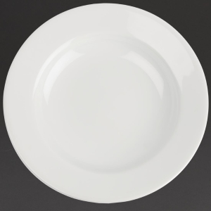 Royal Porcelain Classic White Wide Rim Plates 280mm CG010